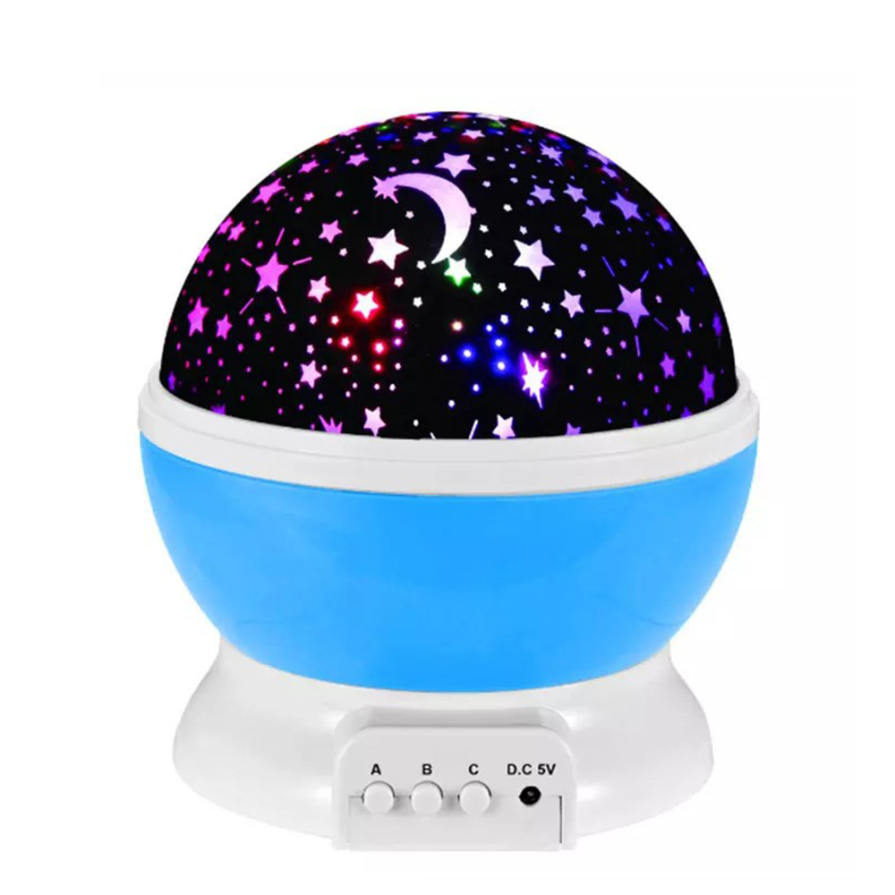 Sternenprojektor-nachtlicht Für Kinderzimmer – 360° Drehbare Lampe Mit Fernbedienung Und Usb-led