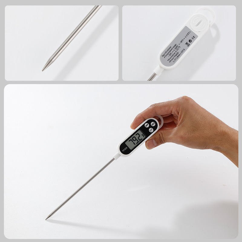 Tp300 Hochpräzisions-digitalthermometer Für Küche, Lebensmittel Und Wasser – Stiftförmige Sonde