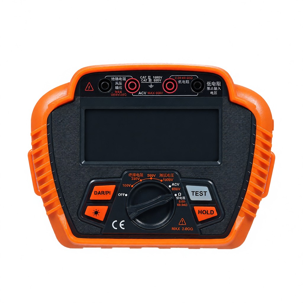 Njty 1000v Isolationswiderstandsmessgerät, Max 20 Gω Digitales Megohmmeter, Misst Das Absorptionsverhältnis Niedriger Widerstände
