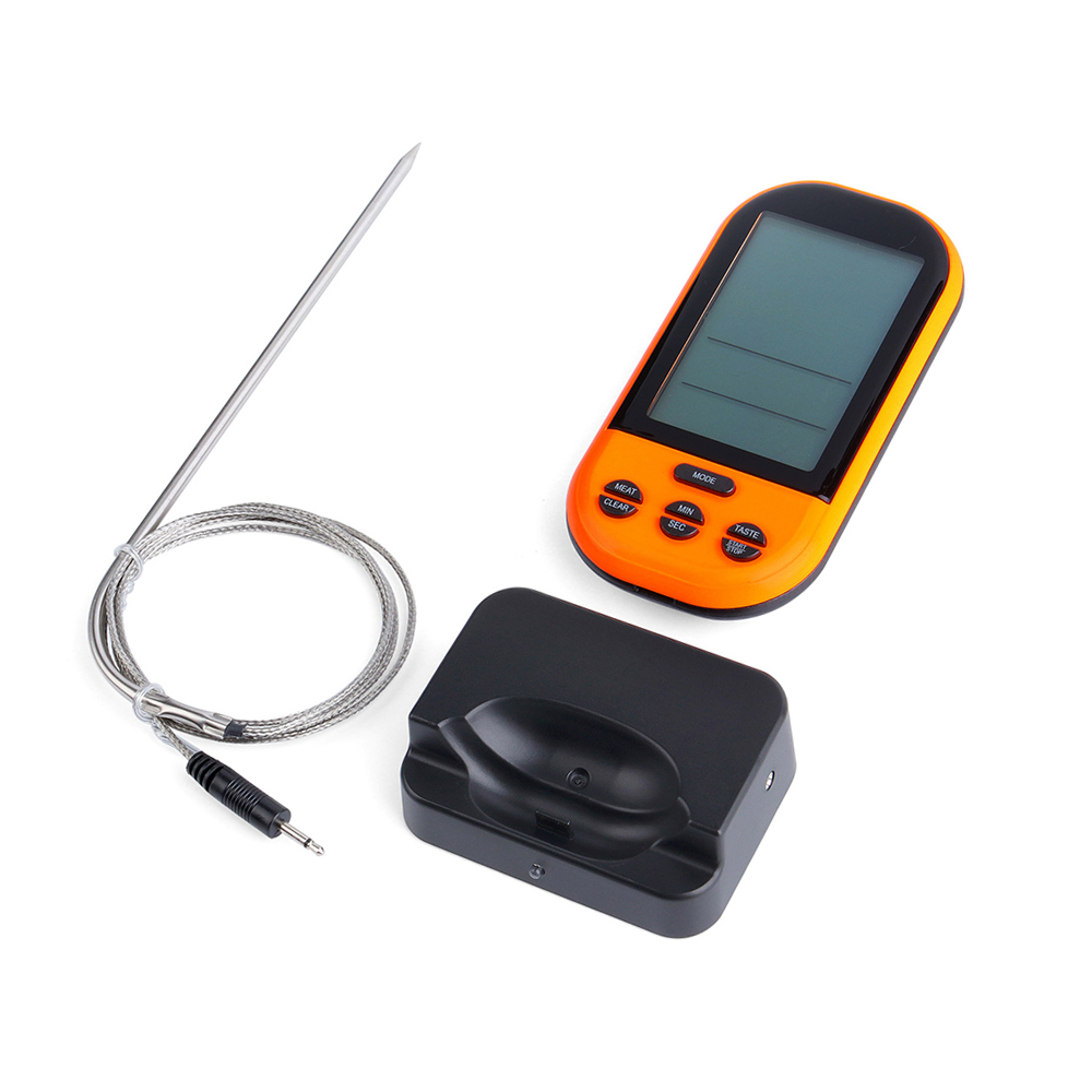 Kabelloses Digitales Lebensmittelthermometer Mit Fernbedienung, Timer Und Alarm Für Grillfleisch, Steak-sonde, Kochwerkzeug