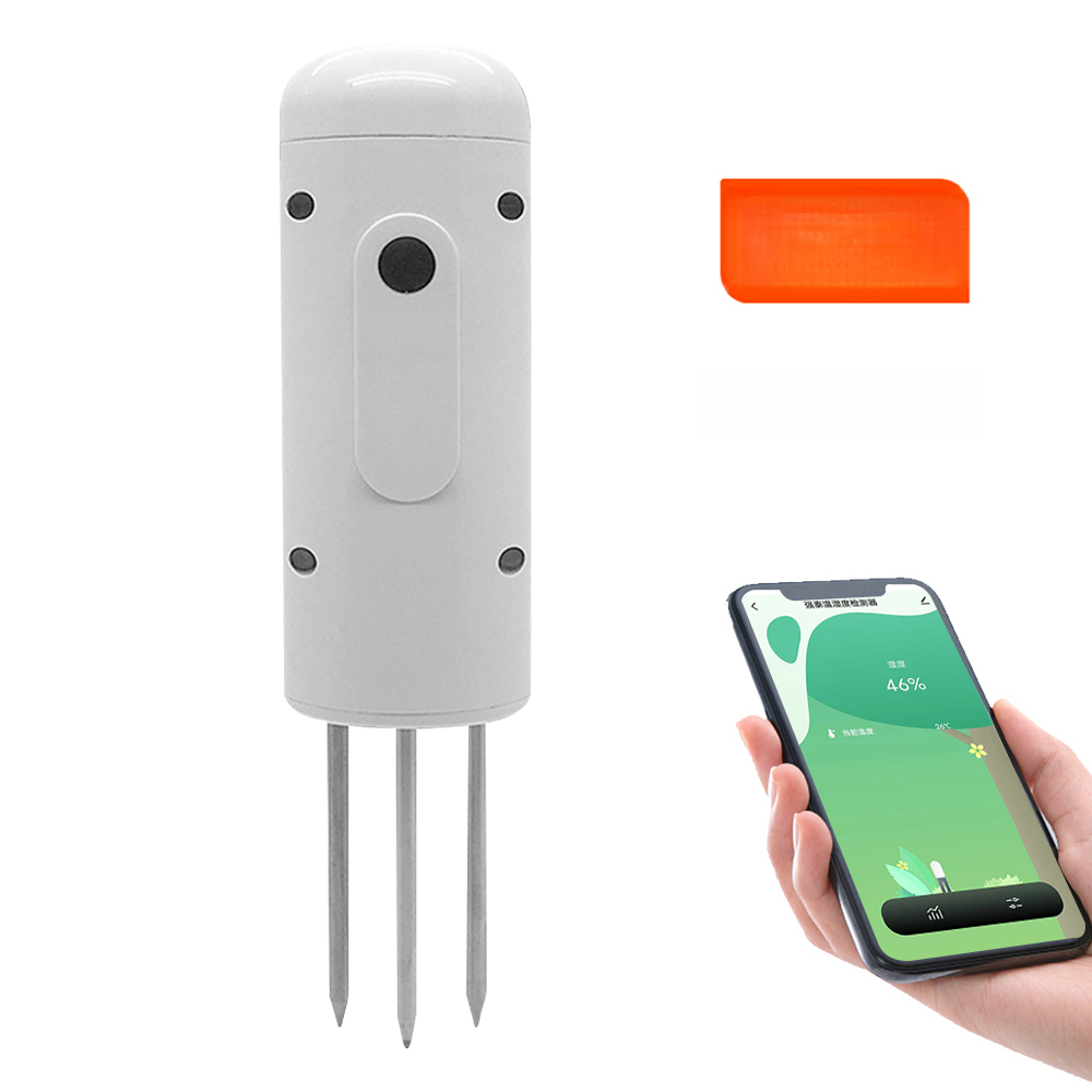 Tuya Zigbee, Drahtloser Intelligenter Bodentemperatur- Und Feuchtigkeitstester, Mobile App, Echtzeitüberwachung, Wasserdichter Detektor (ip67)