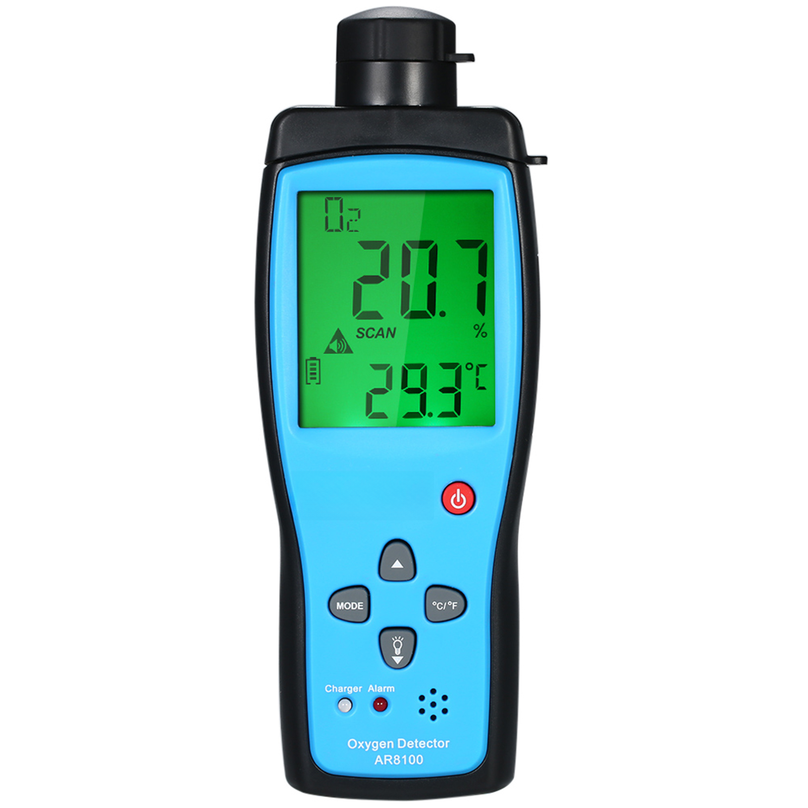 Tragbarer Digitaler Sauerstofftester 0–25 % Mit Temperaturanzeige – Konzentrationsanalysator Für Aquarien