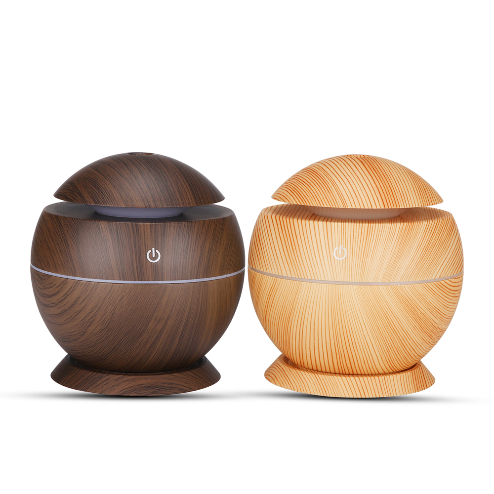 Geräuschloser Usb-luftbefeuchter, 130 Ml, Ultraschall-diffusor Für Ätherische Öle, 3 W, Mit 7-farbiger Led-beleuchtung