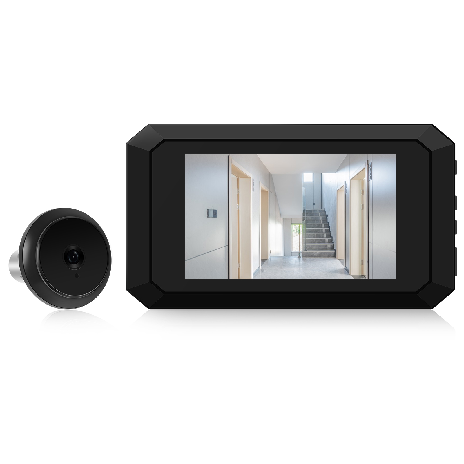 Wohnungstürkamera Mit 3,97-zoll-1080p-lcd-bildschirm – Drahtlose Video-gegensprechanlage Mit Infrarot-nachtsicht