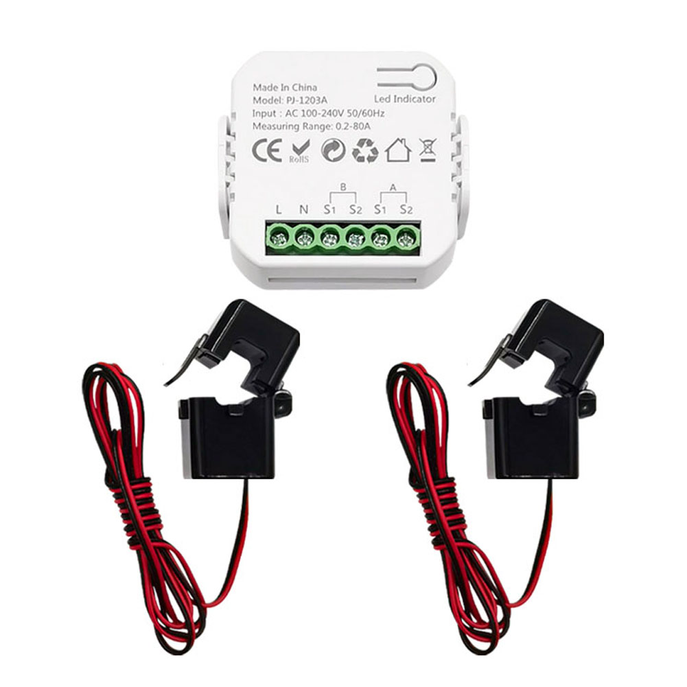 Tuya Zigbee Multifunktions-energieschalter, Stromzähler, Spannungs- Und Strommessung, Mobile App, Zeitbasierte Verbrauchsstatistik