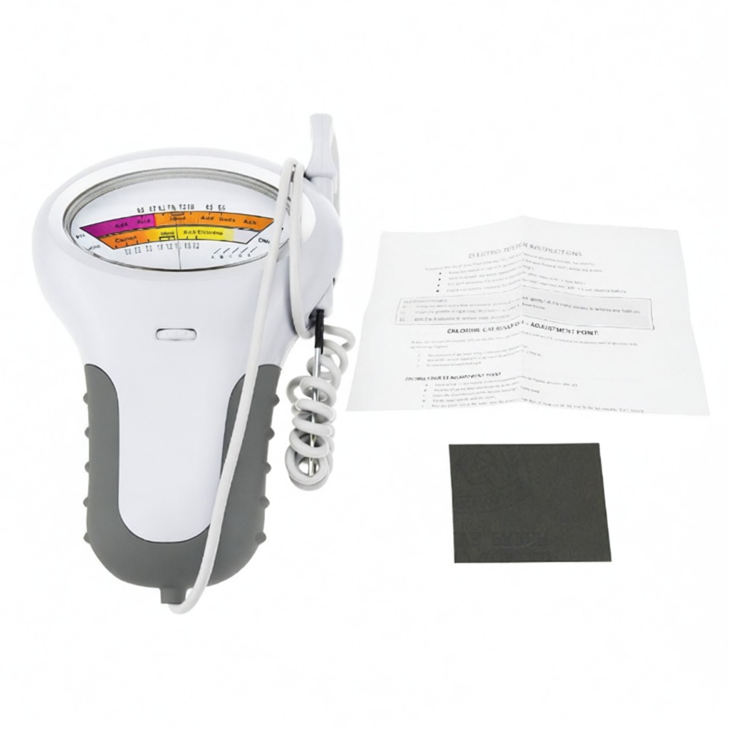 Ph-tester Für Schwimmbecken Mit 130-mm-sonde – Tragbares Ph- Und Chlormessgerät, Zeigt Ph-wert Und Cl2 An, 282 G Für Teiche