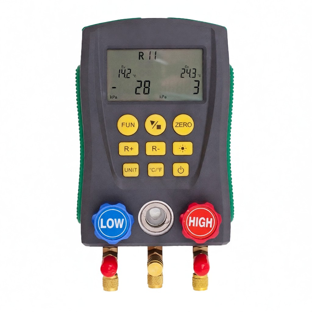 Duoyi Dy517 Digitales Manometer Für Kälteanlagen, Druck- Und Vakuumprüfgerät, Temperatur- Und Vakuumprüfgerät Für Hlk-systeme.