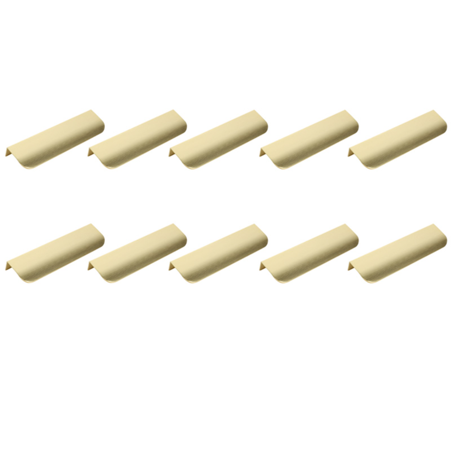 Unsichtbarer Griff Ohne Bohren, 150 Mm, 10er-packung Für Schranktüren Aus Aluminiumlegierung