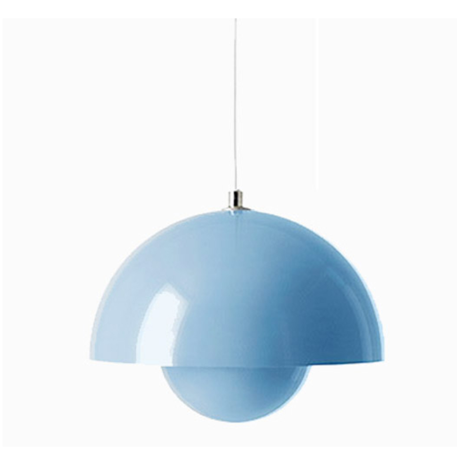 Blaue Led-blumen-pendelleuchte, 25 Cm, Deckenleuchte Im Nordischen Design Für Wohnzimmer, Hängelampe Für Bar Und Restaurant
