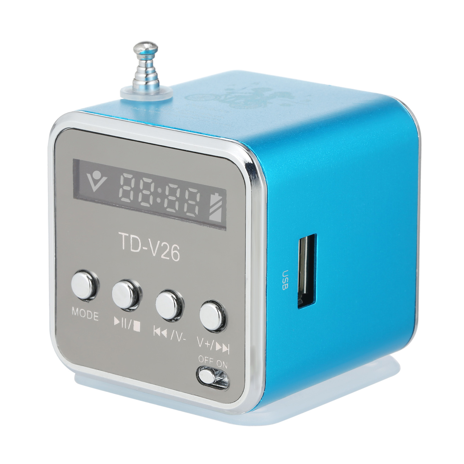 Tragbarer Bluetooth-lautsprecher Mit Fm-radio, Usb-player Und Tf-kartensteckplatz – 3-watt-minilautsprecher Für Pc Und Smartphone