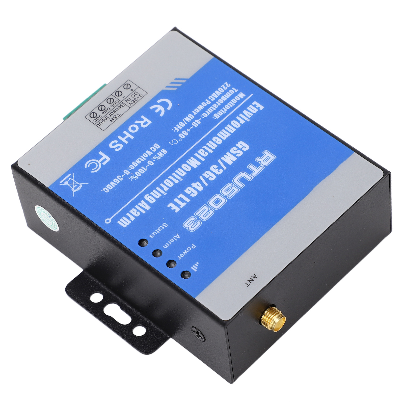 Gsm 3g 4g Alarm Mit Temperatur-, Feuchtigkeits- Und Stromausfallerkennung (0-36v) - Sms-monitor Für Den Technikraum