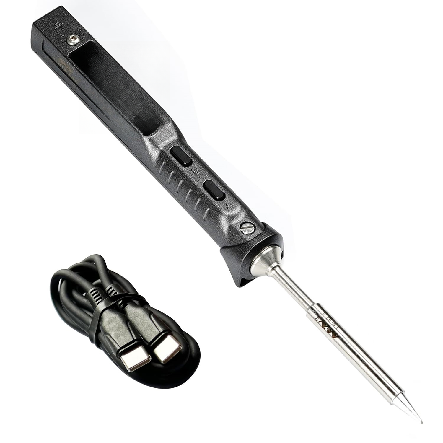Ts101 65w Smart Lötkolben, Mini-lötkolben, Tragbar, Digital, Mit Ts-b2-spitze Und Usb-c-kabel (gleichstromanschluss)