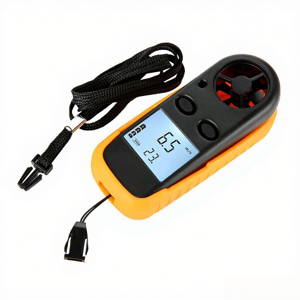 Benetech Gm816 Tragbares Digitales Anemometer – Ultraschall-windgeschwindigkeitsmessung Mit Thermometer, Hintergrundbeleuchtetes Display
