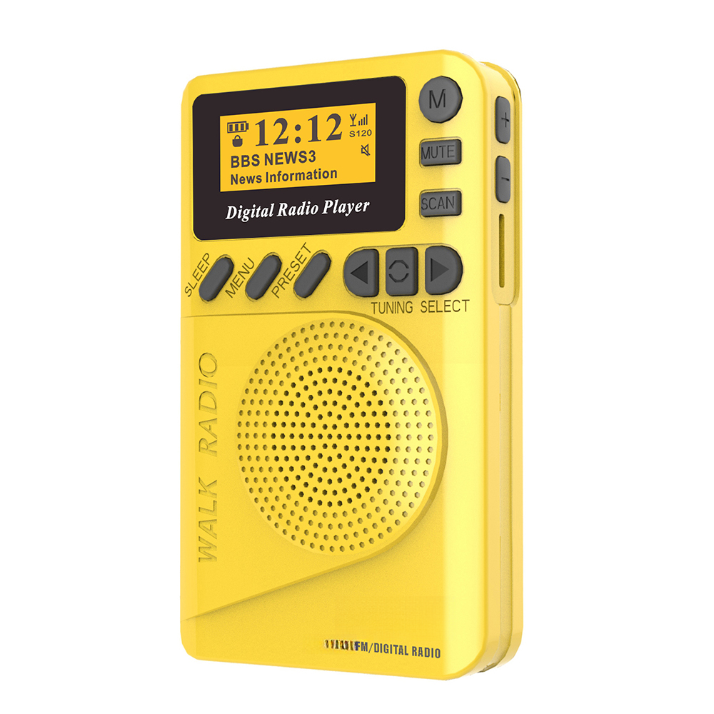 Digitales Dab-radio Im Taschenformat Mini-dab+-digitalradio Mit Mp3-player, Ukw-radio Und Lcd-bildschirm