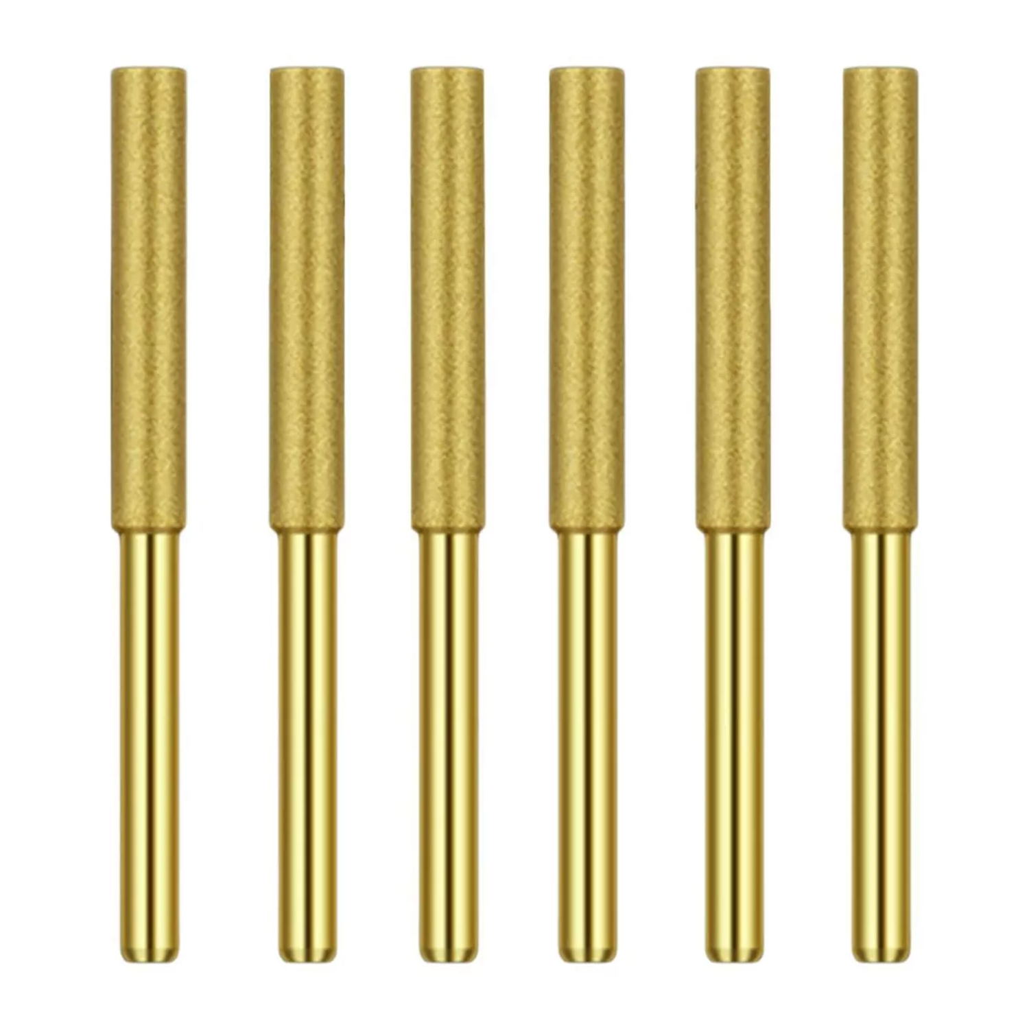 Schleifsteine Für Kettensägen, Ölsägen Und Feilen – 4,0 Mm, Titanbeschichtete Goldoberfläche, 6-teiliges Set