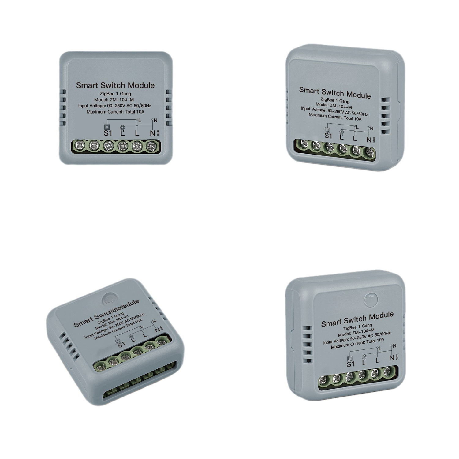 40x40x18mm Funk-zigbee-schaltmodul, 1-wege-relais Mit Timer, Sprachsteuerung Für Google Home, Lampe