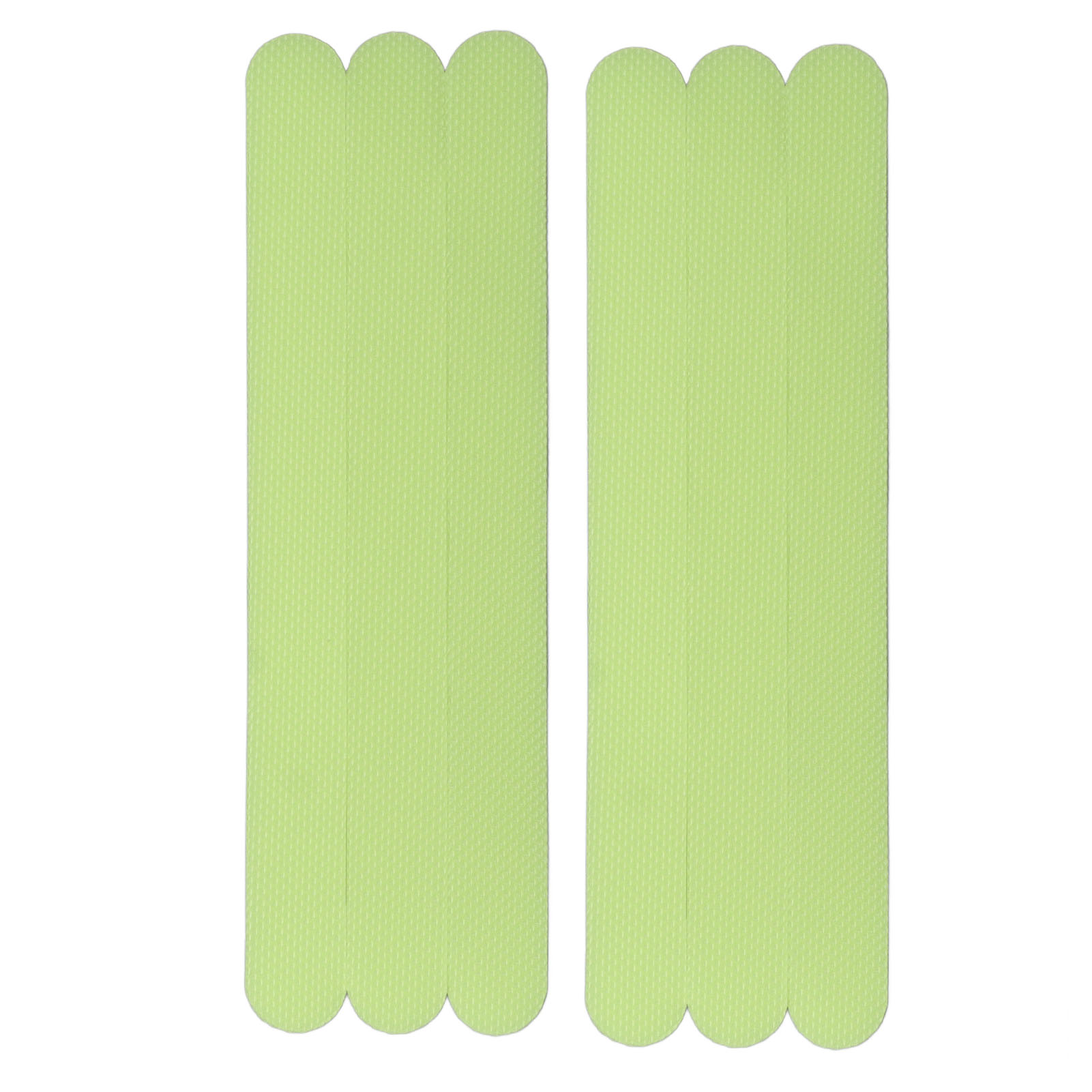 Leuchtender Und Rutschfester Klebestreifen Für Treppen, Phosphoreszierend, 6 Grüne Phosphoreszierende Streifen, Ideal Für Badezimmer Und Schwimmbad.