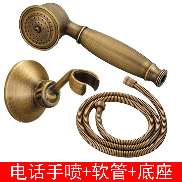 Antikes 3-teiliges Bidet-set Aus Massivem Kupfer Mit Handbrause, Handbrause Und Wandhalterung Für Toilette Und Badezimmer