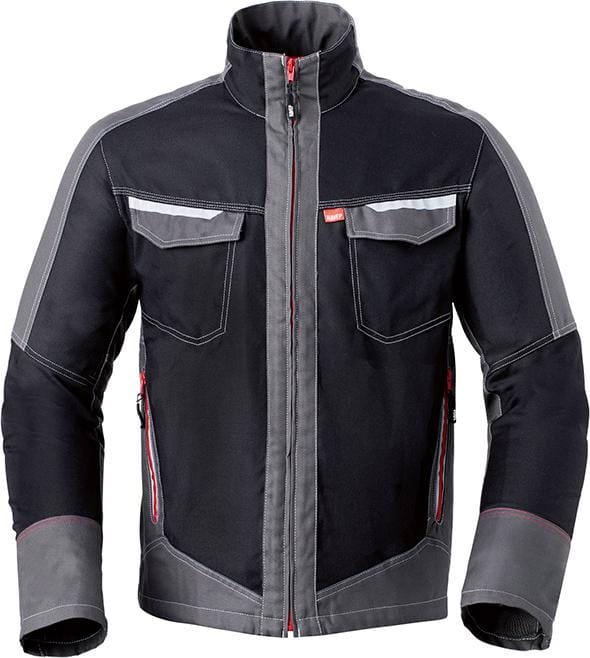 Jacke Attitude, langarm, schwarz/kohle-grau, Größe XXXL