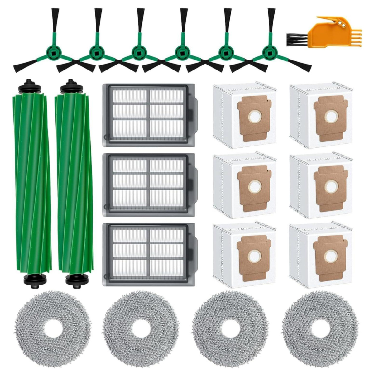 Filter Für Roomba 505 Staubsauger – 22-teiliges Set Mit Walzenbürste Für Hartböden Und Teppiche