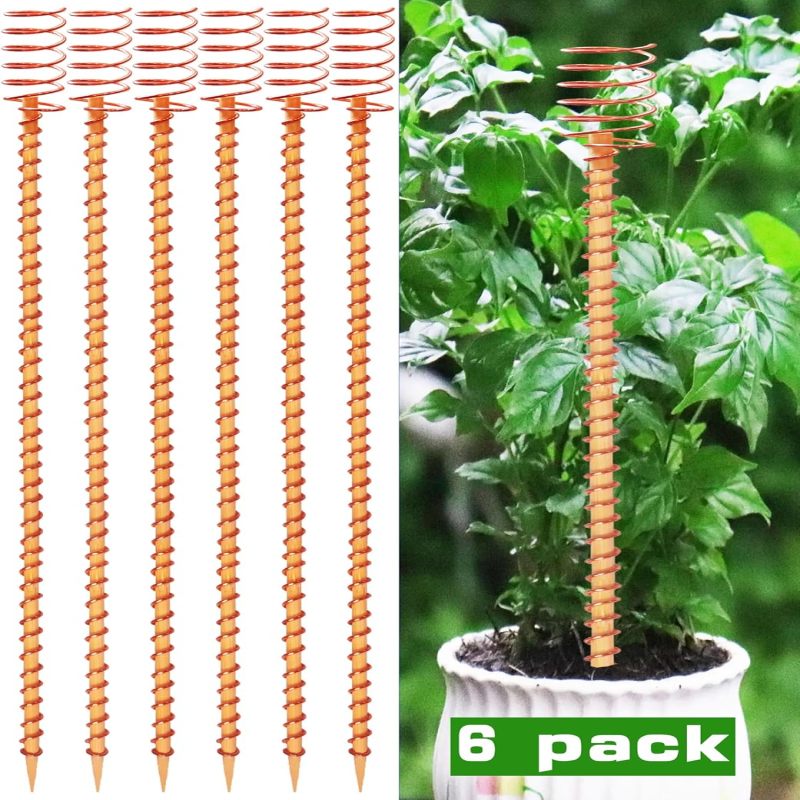 Set Mit 6 Gartenantennen Aus Reinem Kupfer, 33 Cm, Pyramiden-spannring-set