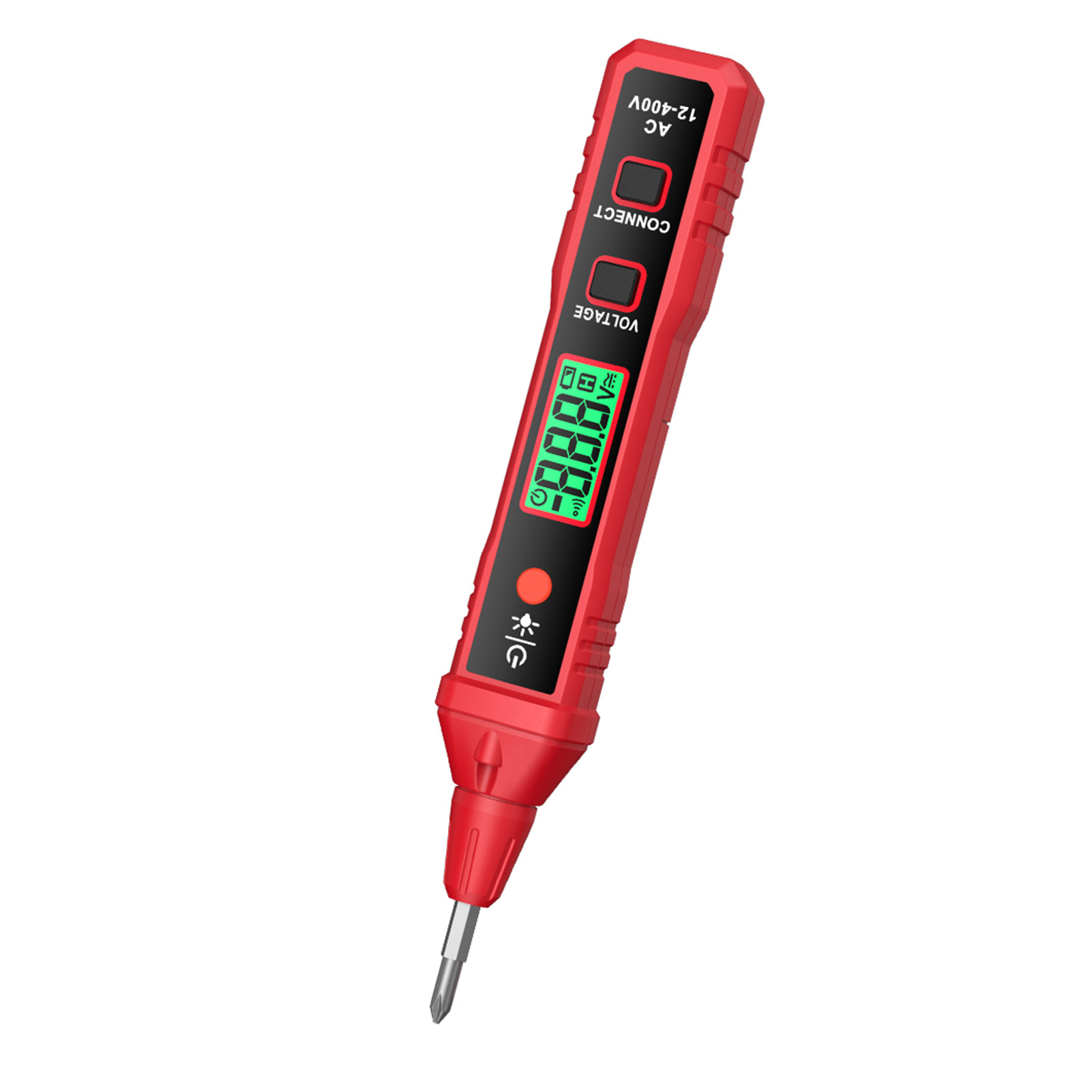 Berührungsloser Spannungsprüfer (12 V Bis 400 V) Mit Ncv-detektor, Lcd-display, Für Elektriker, Haushalt Und Fahrzeuge