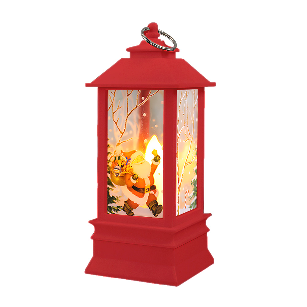 Batteriebetriebene Weihnachtslaterne Für Den Außenbereich, Kleine Leuchtende Windlampe, Hirsch, Schneemann, Engel, Weihnachtsbaumschmuck, Zubehör