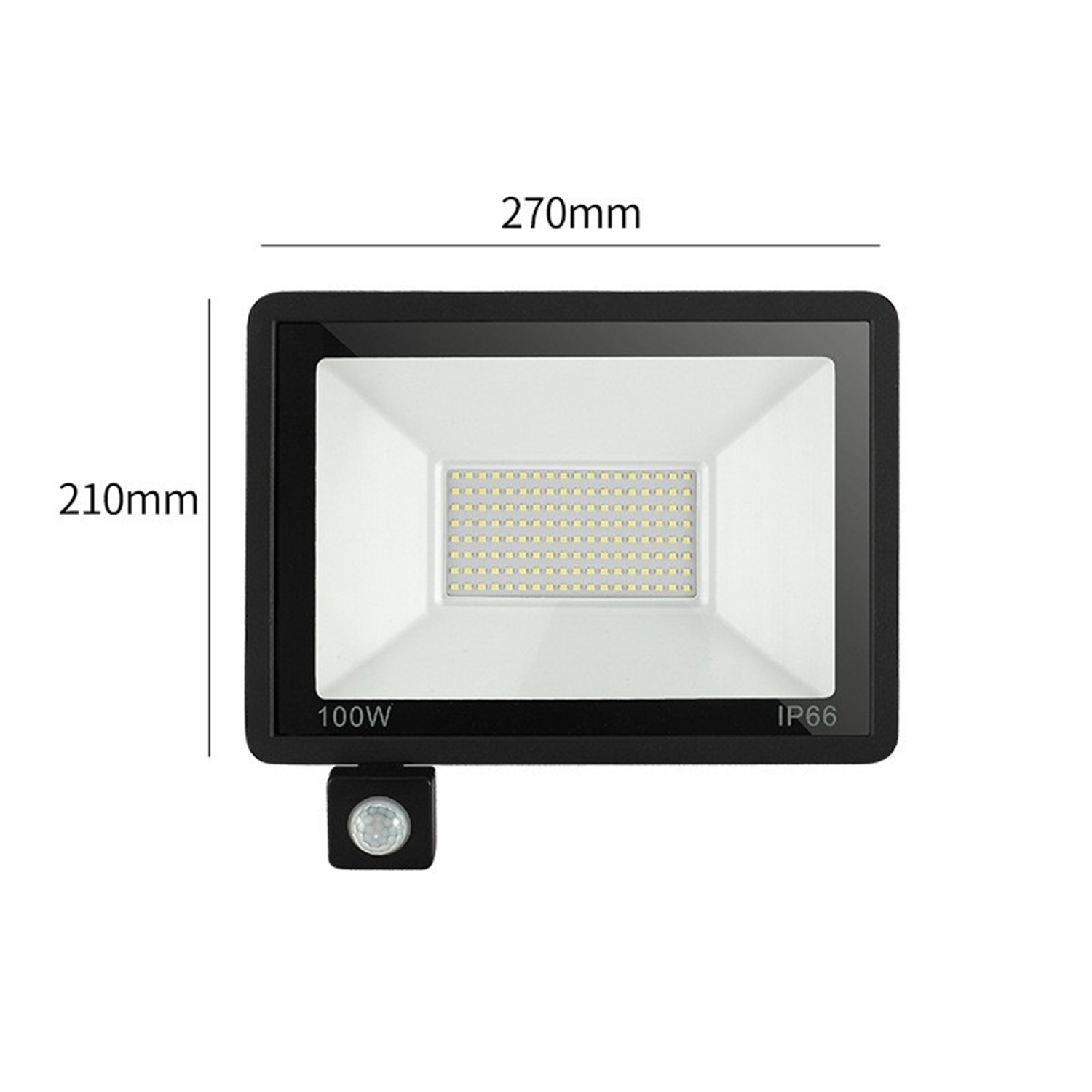 Gartenstrahler Für Den Außenbereich – 2er-pack 100-w-led-wandleuchten Mit Pir-bewegungsmelder