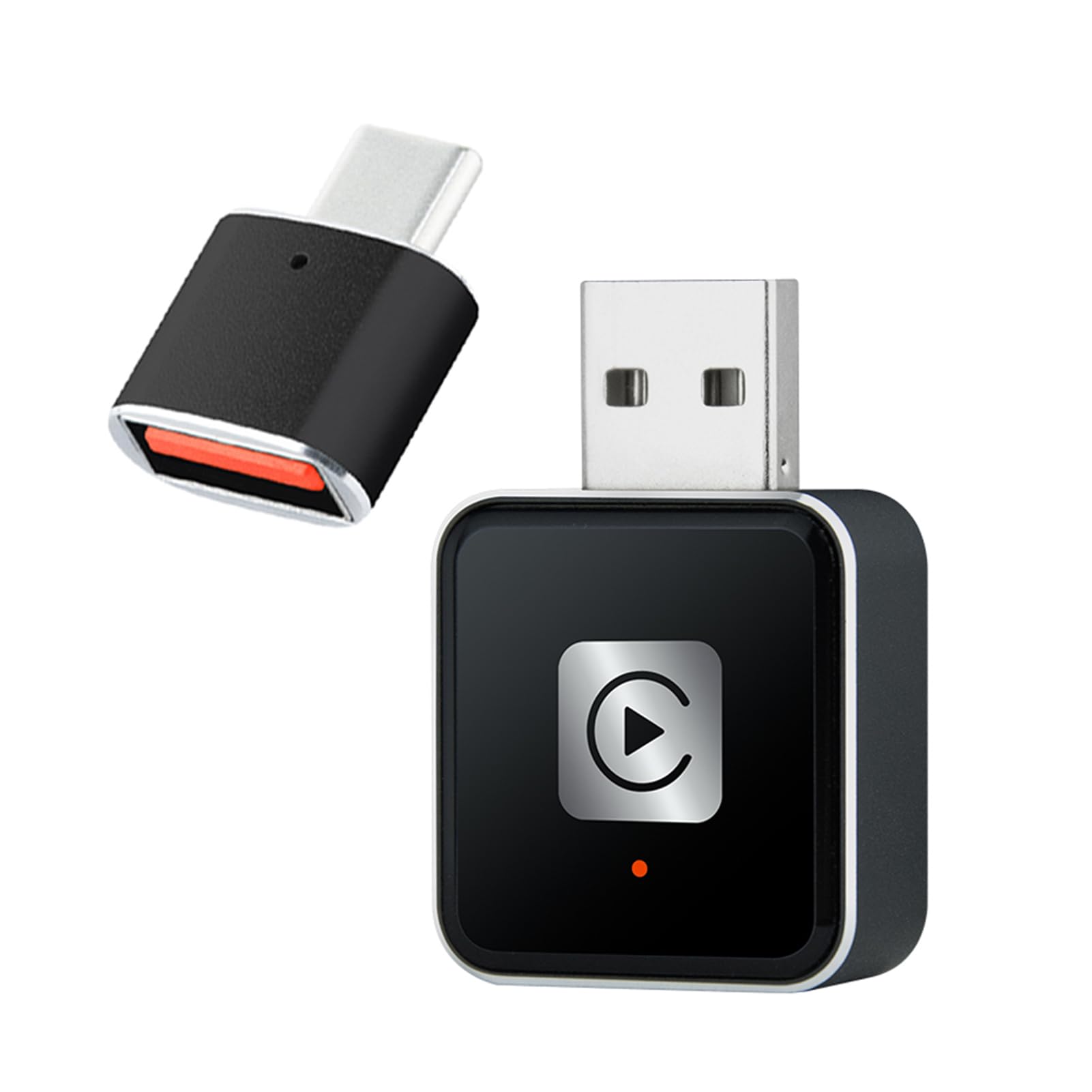 Kabelloser Carplay-adapter, 5-ghz-wlan, Bluetooth 5.0, Einfache Installation, Kompatibel Mit Fahrzeugen, Die Mit Android Auto Ausgestattet Sind.