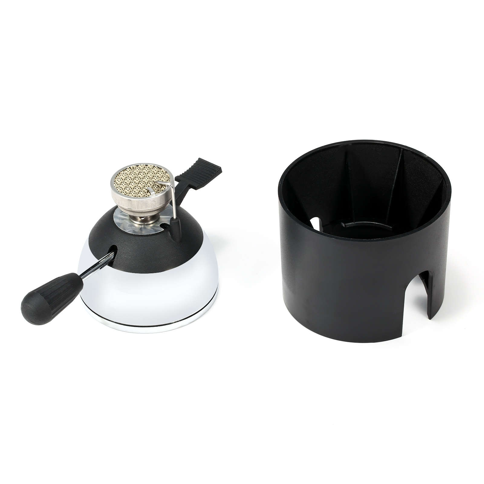 Mini-gas-campingkocher Mit Nachfüllständer Für Tisch-siphons, Tragbarer, Windfester Kocher Und Kaffeemaschine