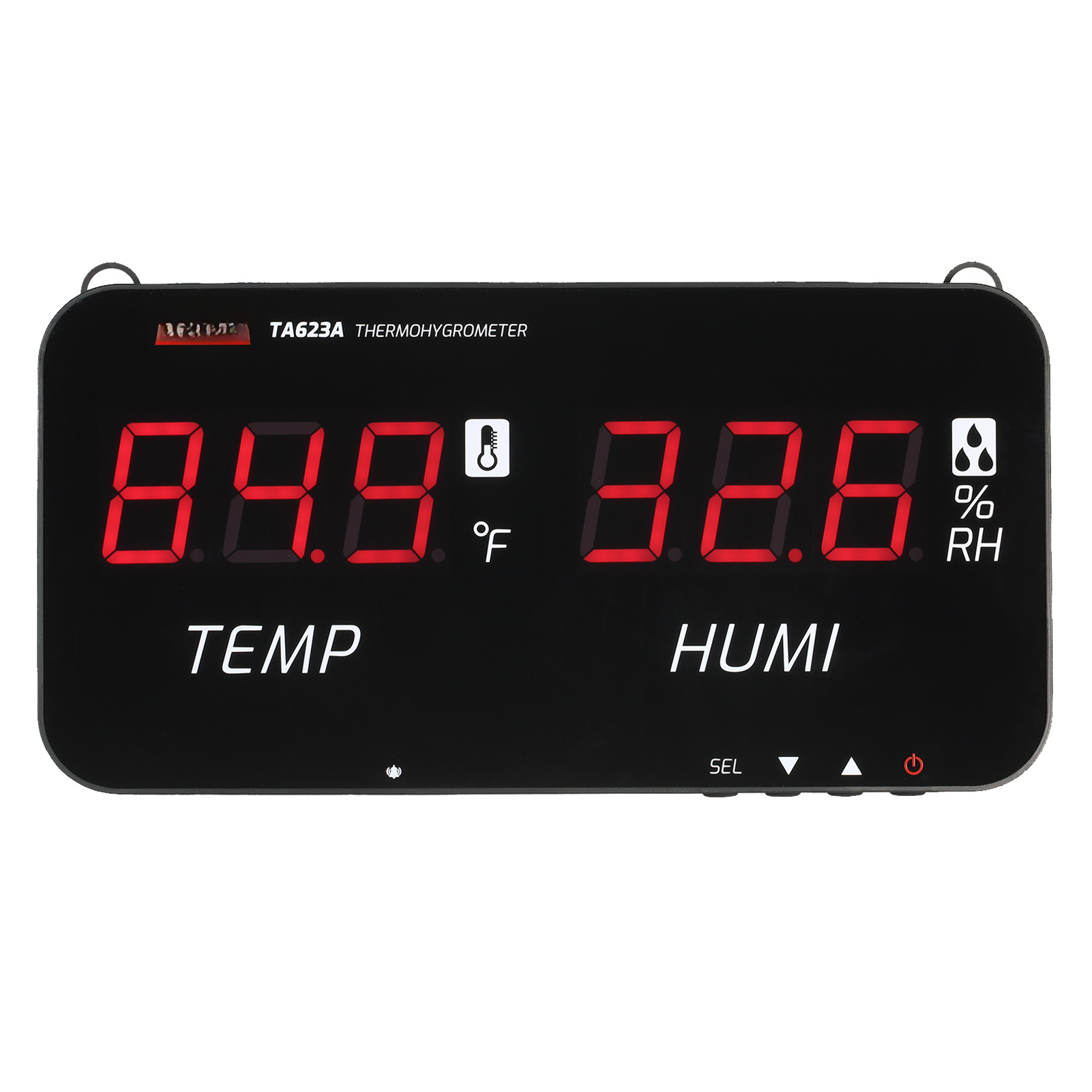 Digitales 1,8-zoll-led-temperatur- Und Hygrometer Mit Alarmfunktion -20 °c Bis 80 °c Für Gewächshaus Und Keller