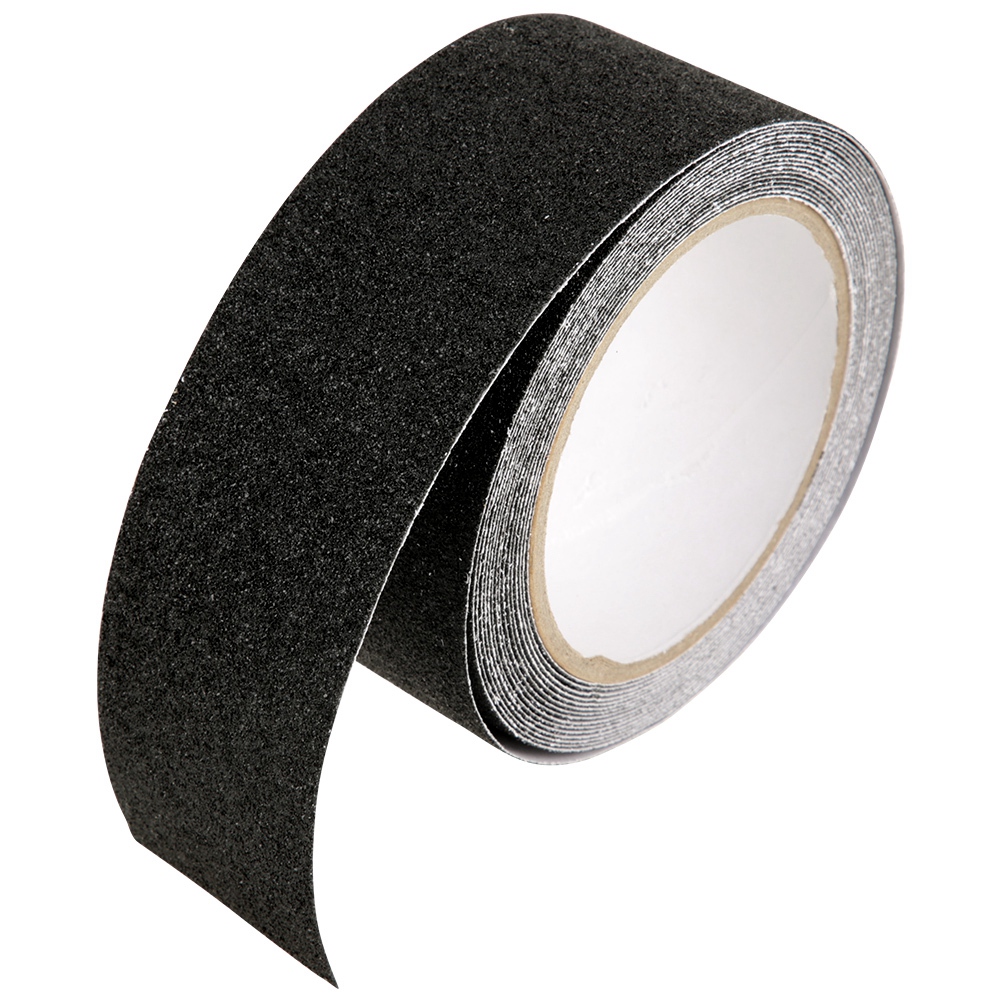 5 Cm X 5 M Selbstklebendes, Verschleißfestes Pvc-antirutschband Für Sicherheitsböden (schwarz)