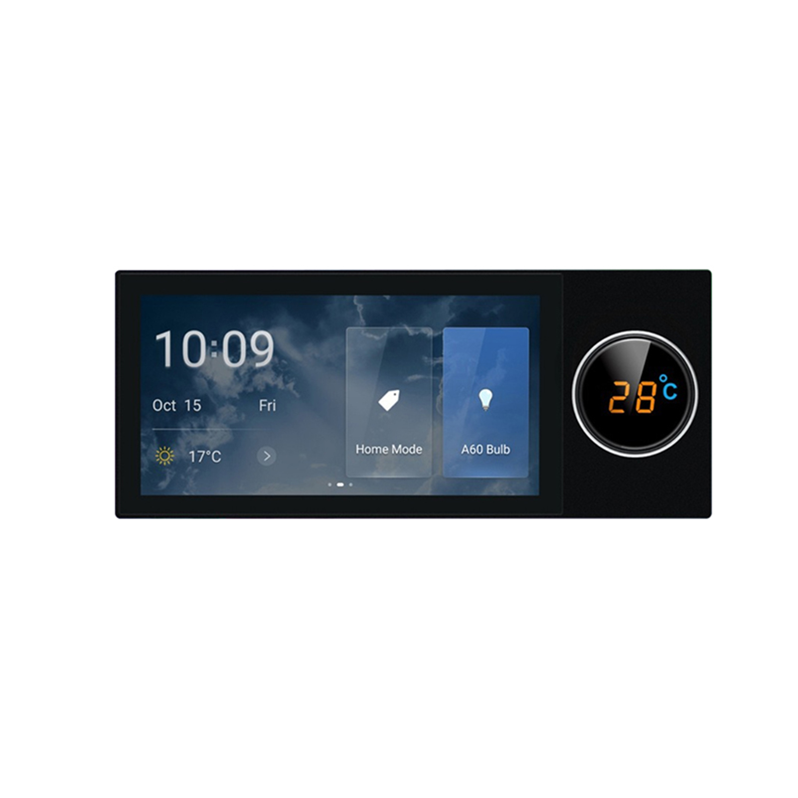 6-zoll-bedienfeld Für Smart-home-automatisierung, Touch- Und Drehregler, All-in-one-schalter