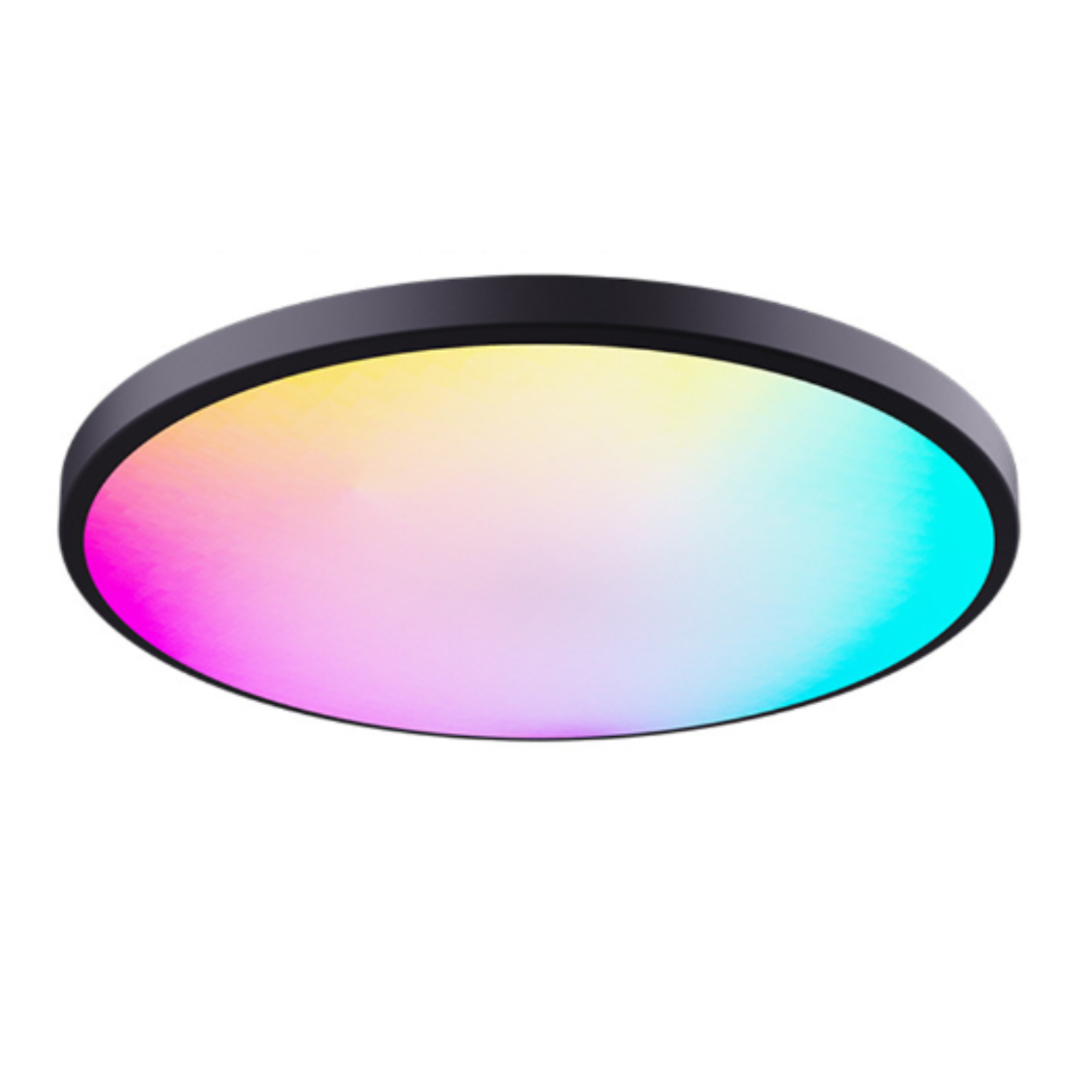 Runde Rgbcw-led-deckenleuchte Mit Dimmfunktion Und Intelligenter Farbanpassung, Mit Integrierter Funkfernbedienung, Ideal Für Ein Schlafzimmer.