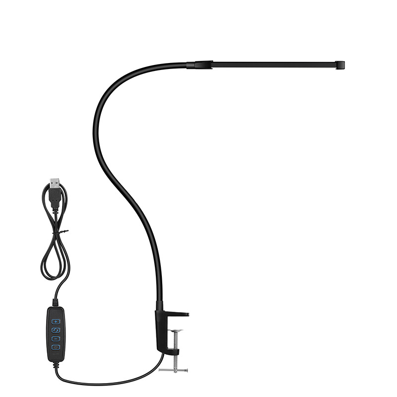 Klemmbare Schreibtischlampe Mit Augenschutz, Stabile Leselampe Für Büro Und Arbeitsplatz