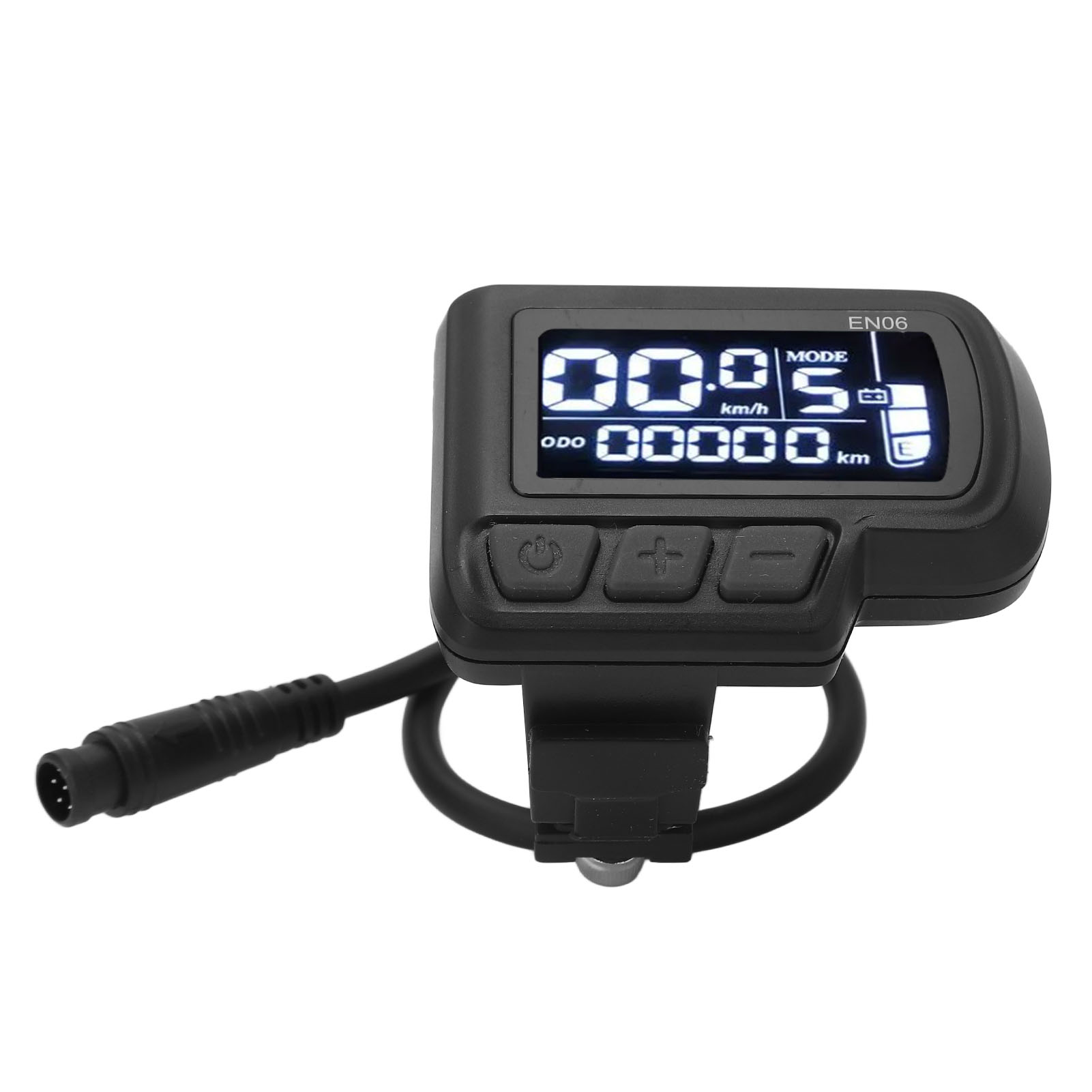 Vielseitiges 24v/36v/48v/60v-display Für E-bikes – Wasserdichter Lcd-computer Mit 22,2-mm-lenkerbeleuchtung