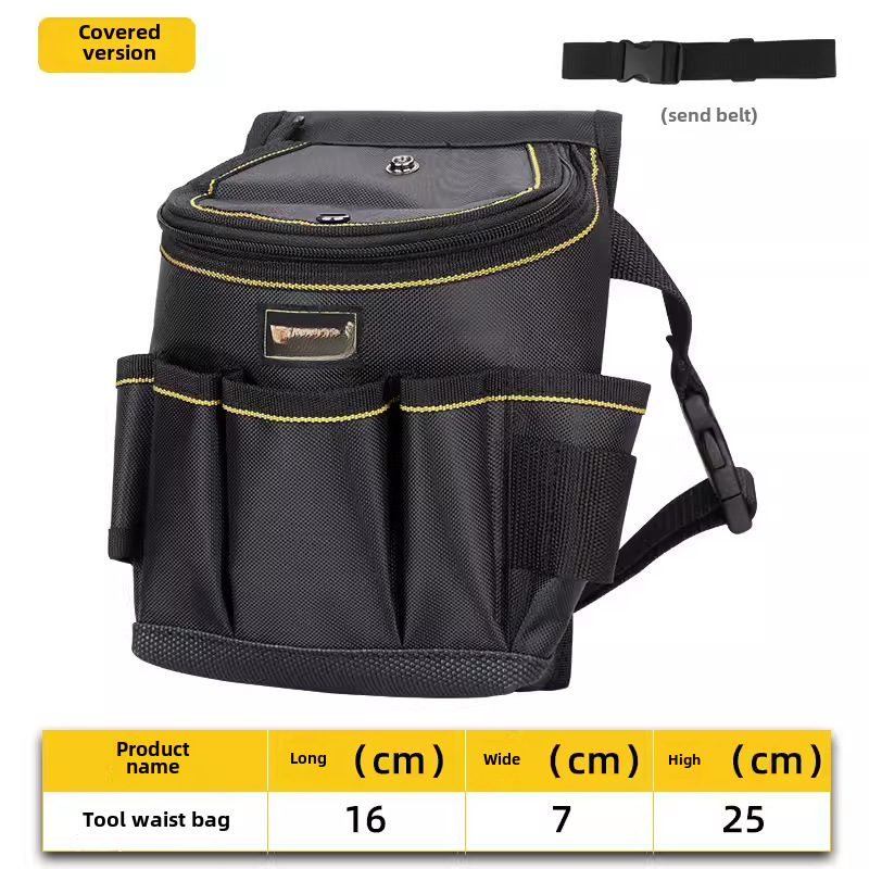 Werkzeuggürteltasche Für Elektriker, Strapazierfähiges Oxford-canvas, Mehrere Sichere Taschen, Verstellbarer Gurt Für Baustellen
