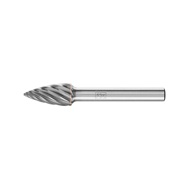 Hartmetall Hochleistungsfrässtift INOX Spitzbogen SPG Ø 10x20mm Schaft-Ø 6 mm für Edelstahl