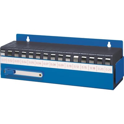 Fühlerlehrenband INOX in Werkstattbox