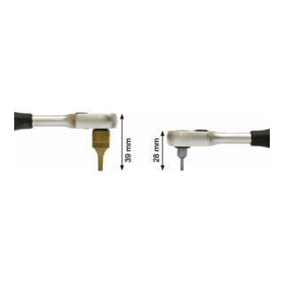 Umschaltknarre 2264-1, für 5/16" Bits, Länge 200mm