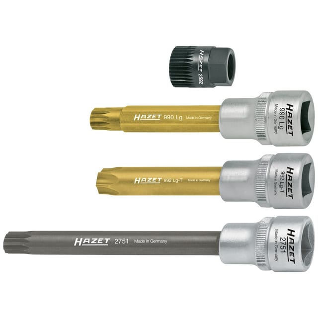 Keil(rippen)riemenscheibe-Werkzeug-Satz 4641/4, 1/2" Vierkant, 4-teilig