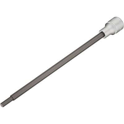 Saugrohr-Schraubendreher-Steckschlüsseleinsatz 2584-1, 1/2" Vierkant SW 6mm