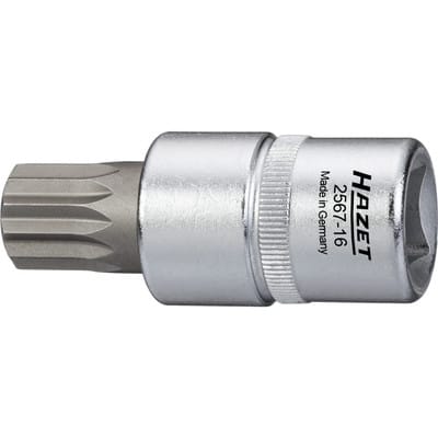 Öldienst-Steckschlüssel-Einsatz 2567-16, 1/2" für XZN M16 mit Zapfen