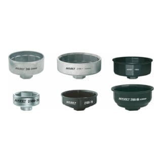 Ölfilter-Schlüssel-Satz 2169/6, 1/2"+3/8", 6-teilig