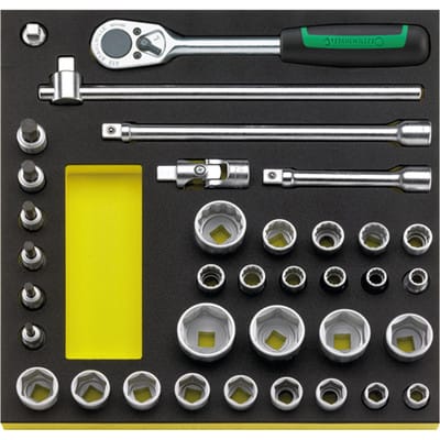 1/2" Werkzeug in TCS Nr.TCS 50/52/30/6 MF 2/3-Teilung 36-teilig