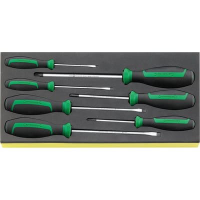 Schraubendrehersatz DRALL+ in TCS Nr.TCS 4620/4630 1/3-Teilung 7-teilig