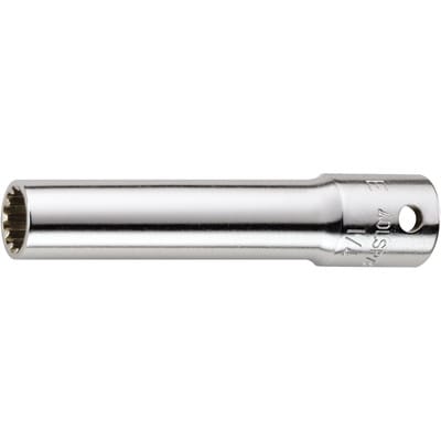 1/4" (6,3mm) Steckschlüsseleinsatz Spline SW.7/32" L.50,8mm