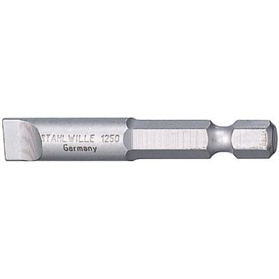 Bit-Schraubendrehereinsatz 1,2 x 6,5mm Außen-6kant E 6,3mm L.50mm