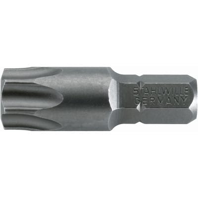 Bit-Schraubendrehereinsatz TORX T 55 Außen-6kant C 8mm L.35mm