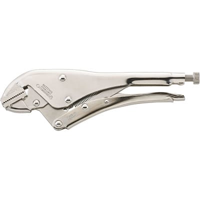 Parallel-Gripzange L.250mm Kopf glanzvernickelt Griffe glanzvernickelt